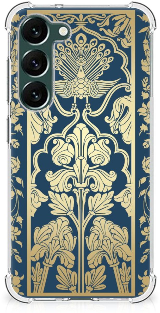 Samsung Galaxy S23 Plus Case Beige Flowers