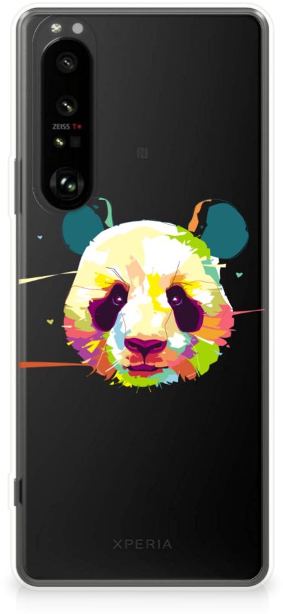 Sony Xperia 1 III Telefoonhoesje met Naam Panda Color