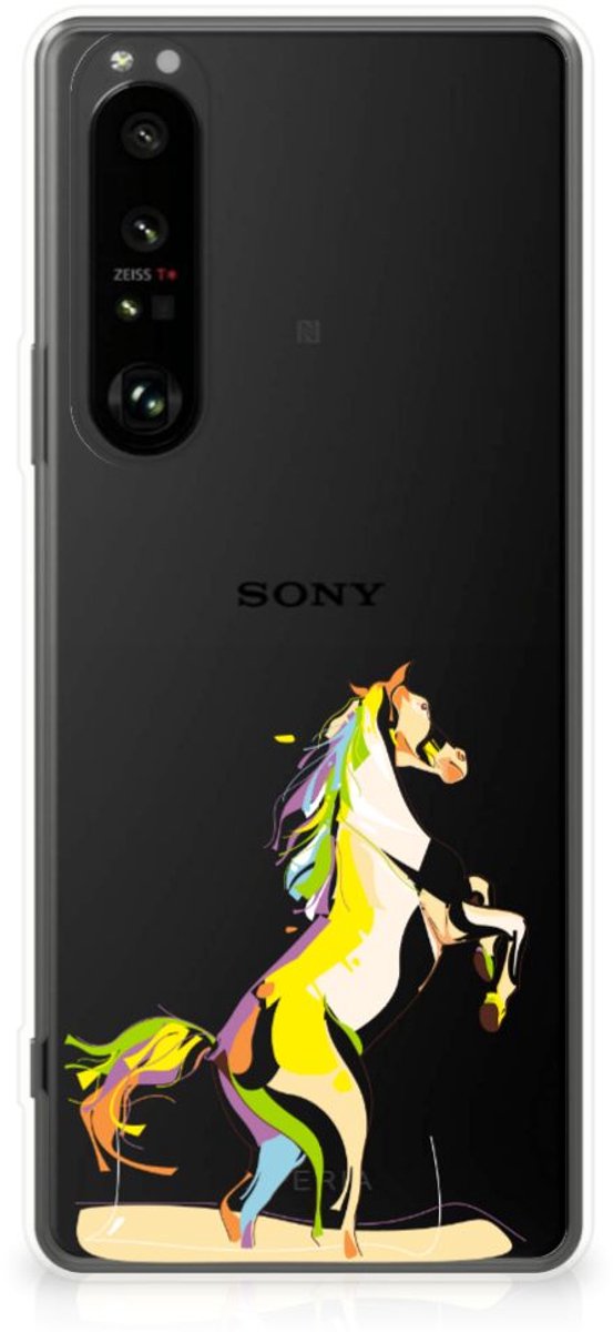 Sony Xperia 1 III Telefoonhoesje met Naam Horse Color