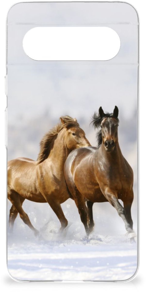 Google Pixel 8 TPU Hoesje Paarden