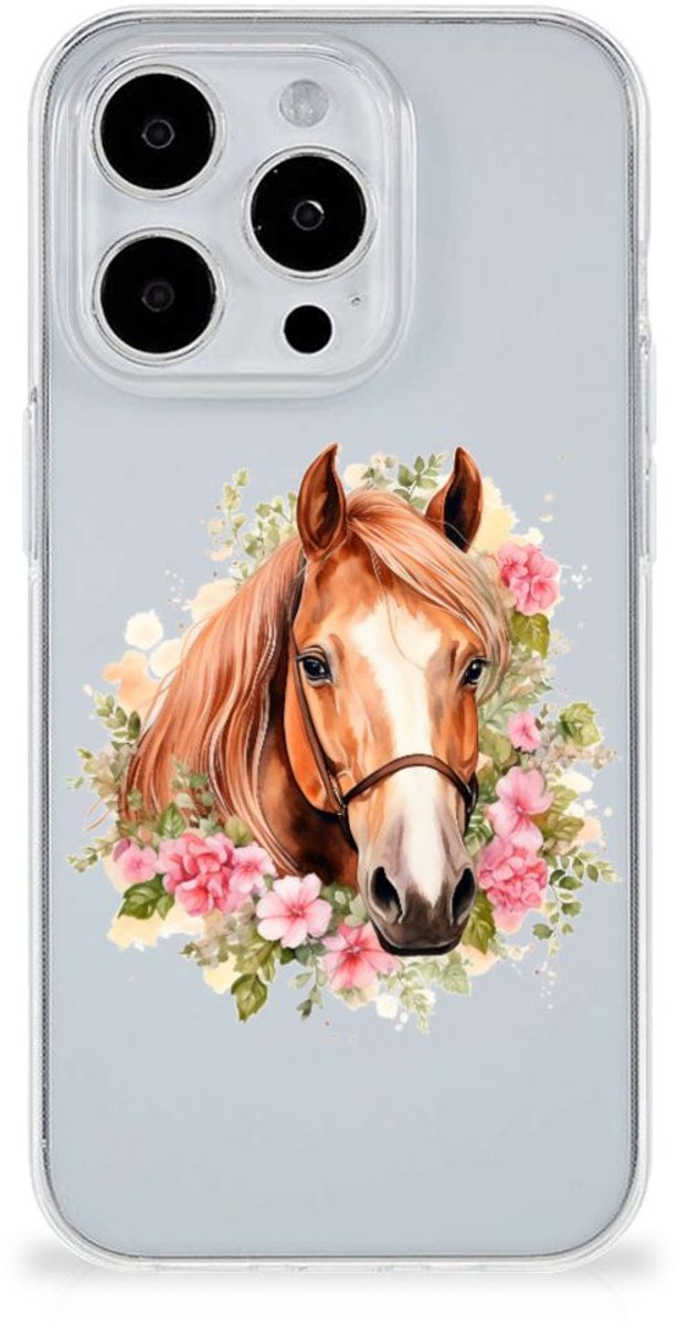 TPU Hoesje voor iPhone 15 Pro Max Paard