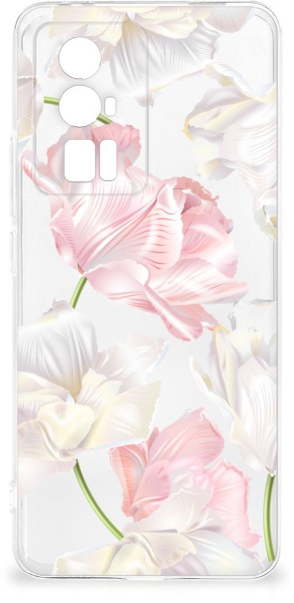 Xiaomi Poco F5 Pro TPU Case Lovely Flowers