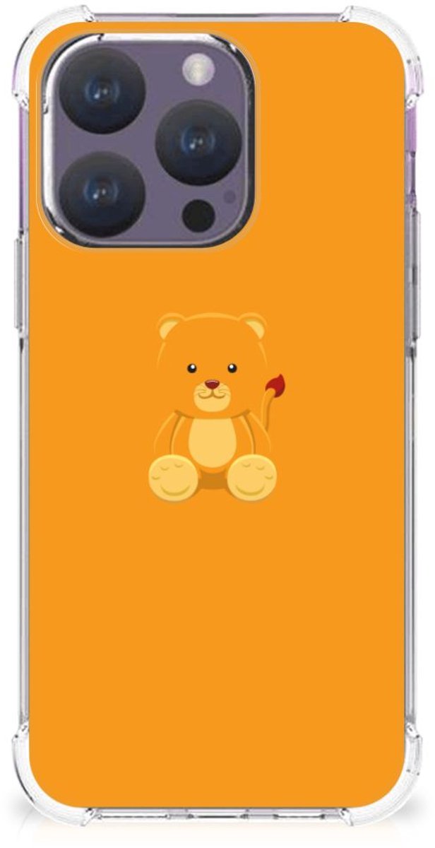 iPhone 15 Pro Stevig Bumper Hoesje Baby Beer