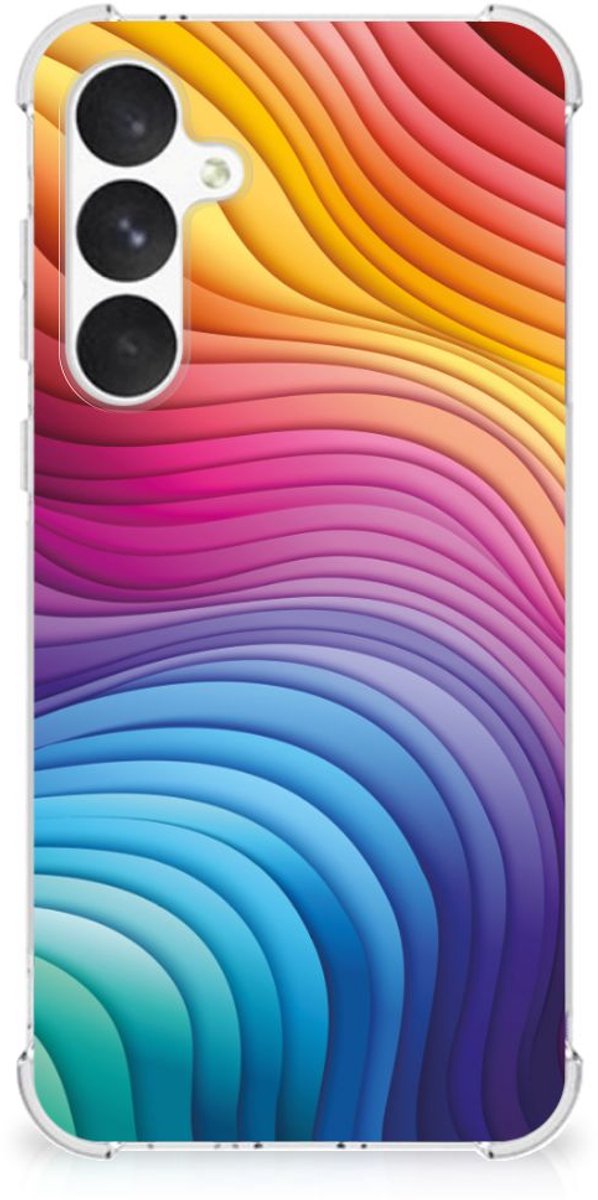 Shockproof Case voor Samsung Galaxy A55 Regenboog
