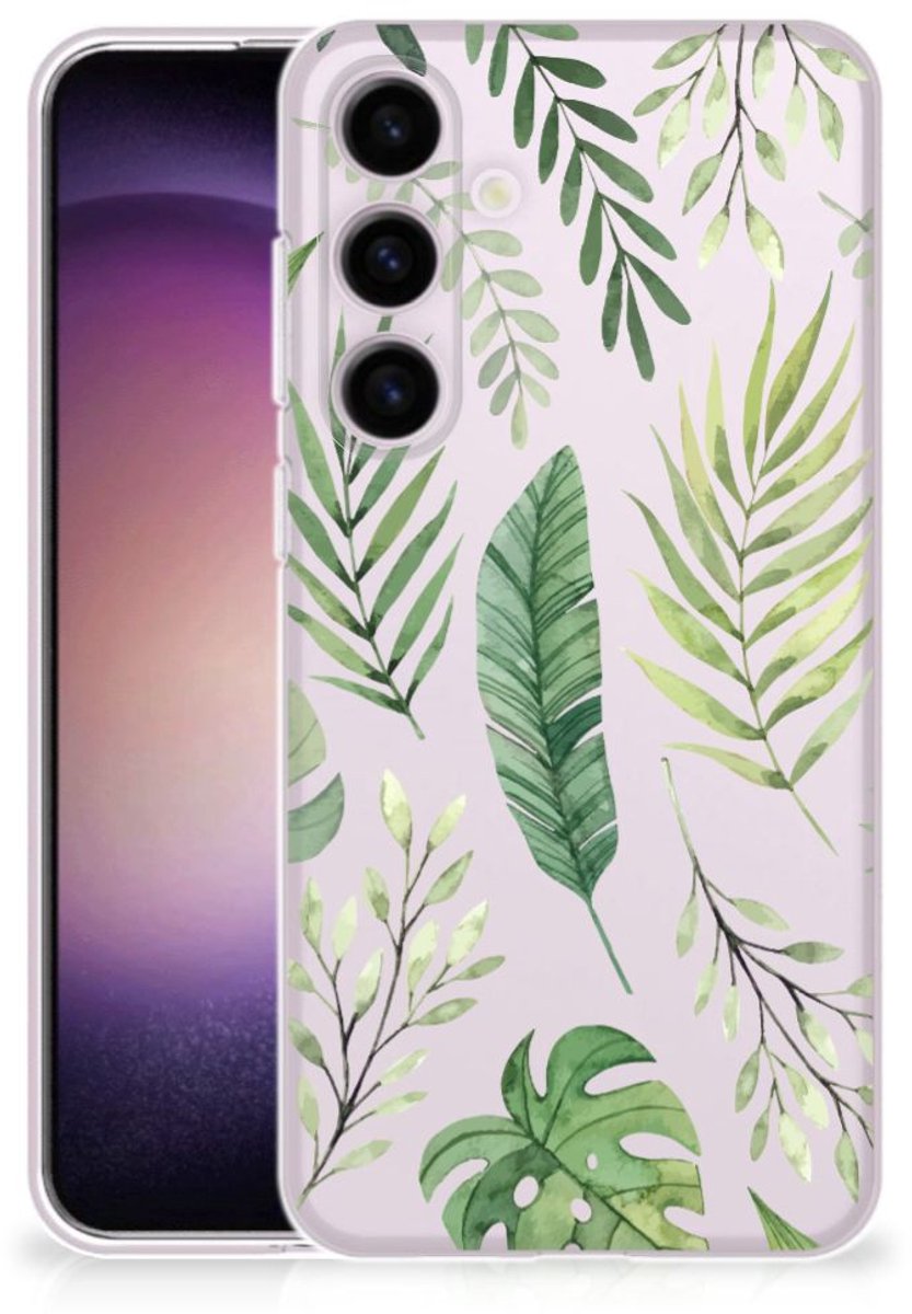 Samsung Galaxy S24 TPU Case Leaves