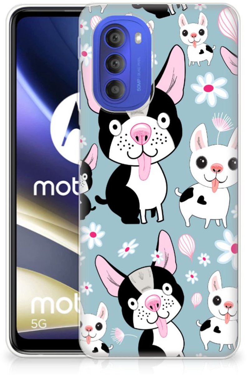 Motorola Moto G51 5G TPU Hoesje Hondjes
