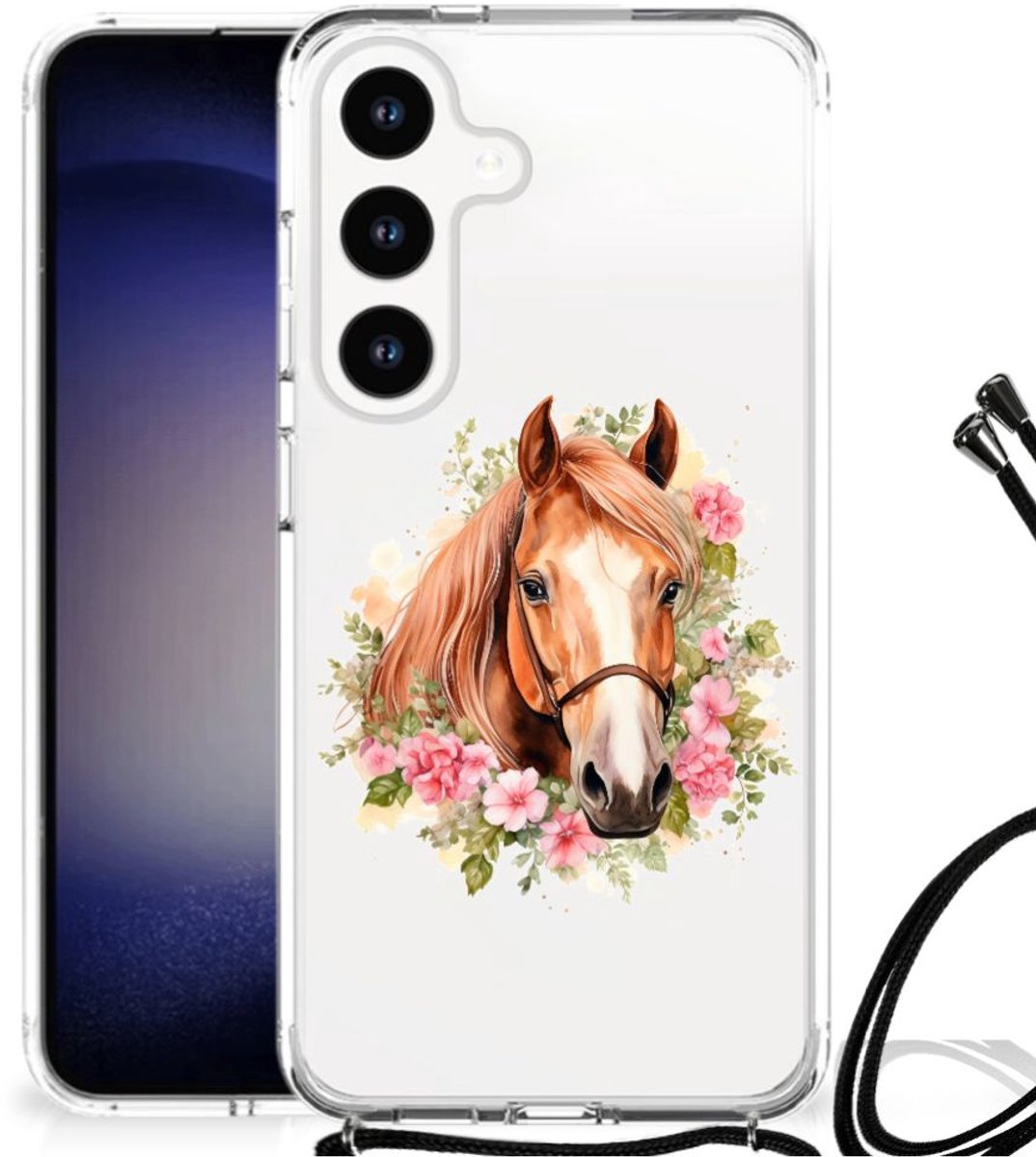 Case Anti-shock voor Samsung Galaxy S24 Paard
