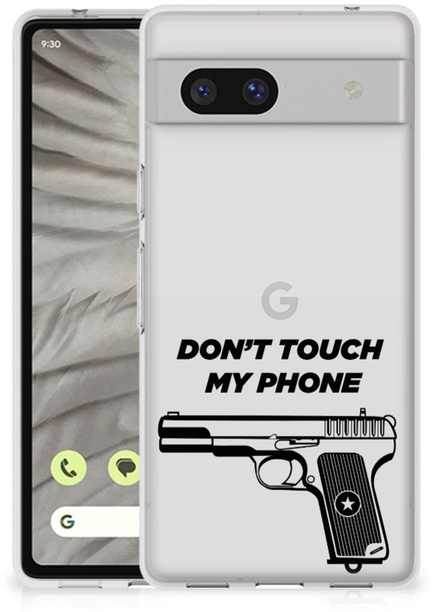Google Pixel 7A Silicone-hoesje Pistol DTMP