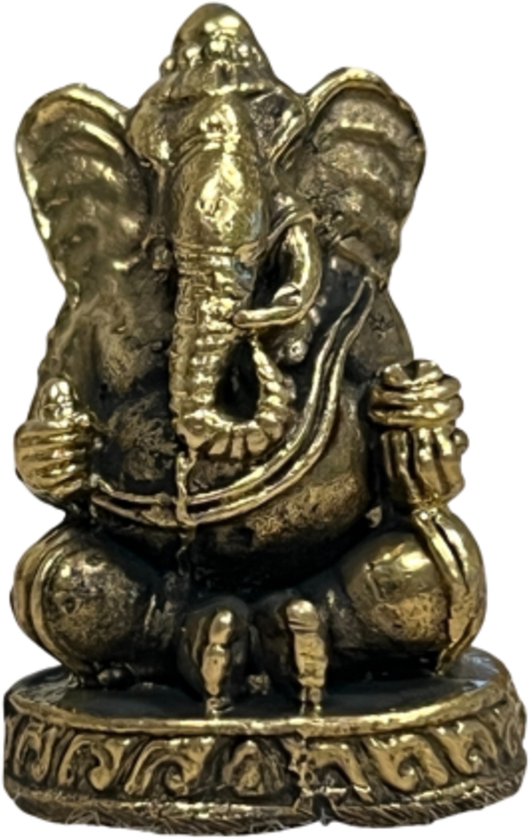 Klein Bronzen Ganesha Beeldje