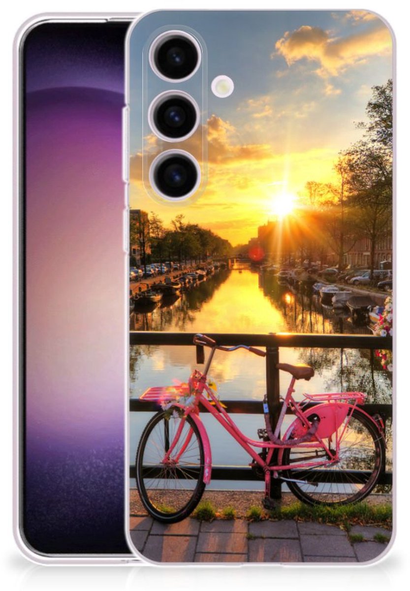 Samsung Galaxy S24 Siliconen Back Cover Amsterdamse Grachten