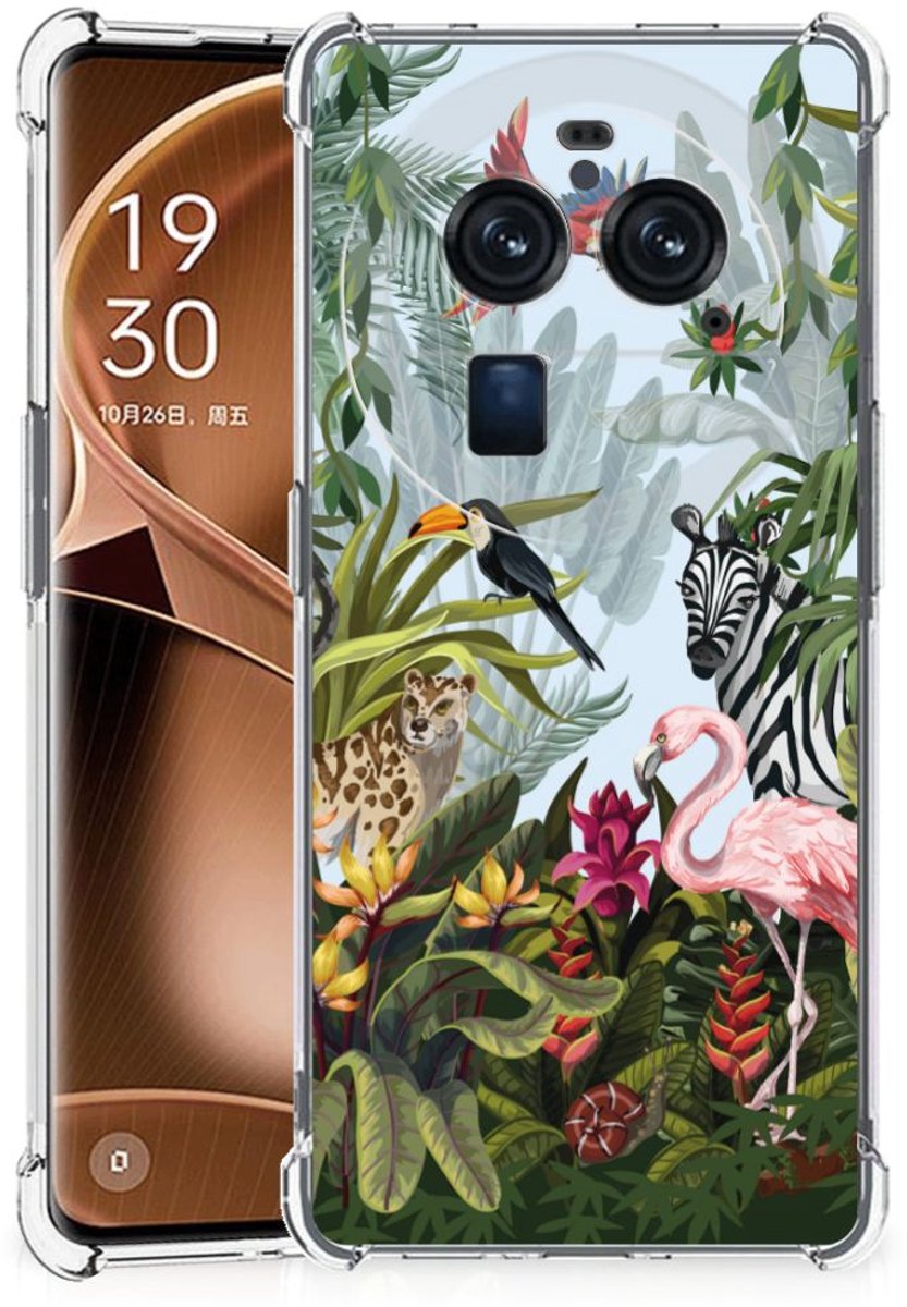 Case Anti-shock voor OPPO Find X6 Pro Jungle