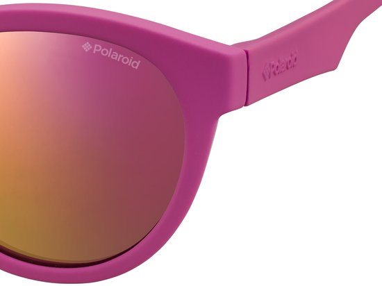 Polaroid® Onbreekbare Lichtgewicht Kinderzonnebril 4 - 10 jaar Power Pink Bril Extra UV-Bescherming van Merkloos — afbeelding 5