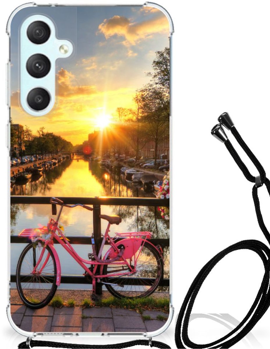 Samsung Galaxy S23 FE Telefoonhoesje met valbescherming Amsterdamse Grachten