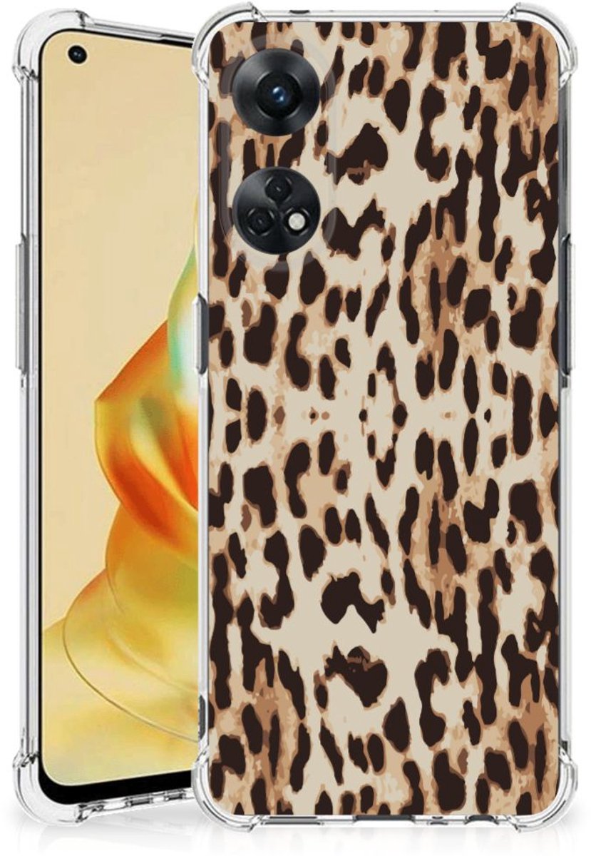 OPPO Reno8 T 4G Case Anti-shock Leopard