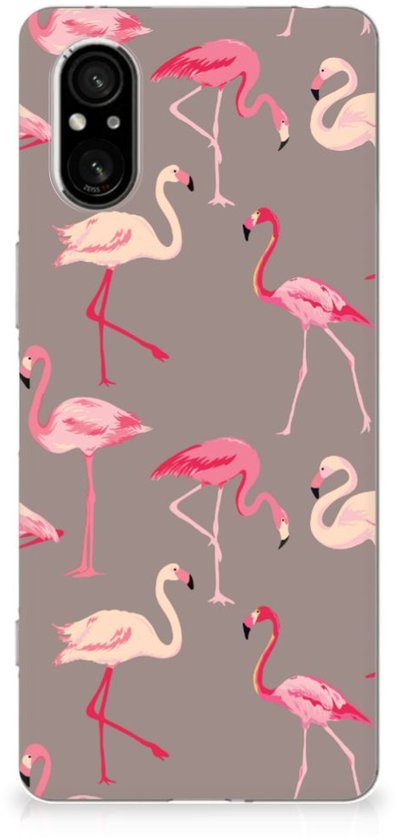 Coque Téléphone pour Sony Xperia 5 V TPU Bumper Silicone Étui Housse Flamant