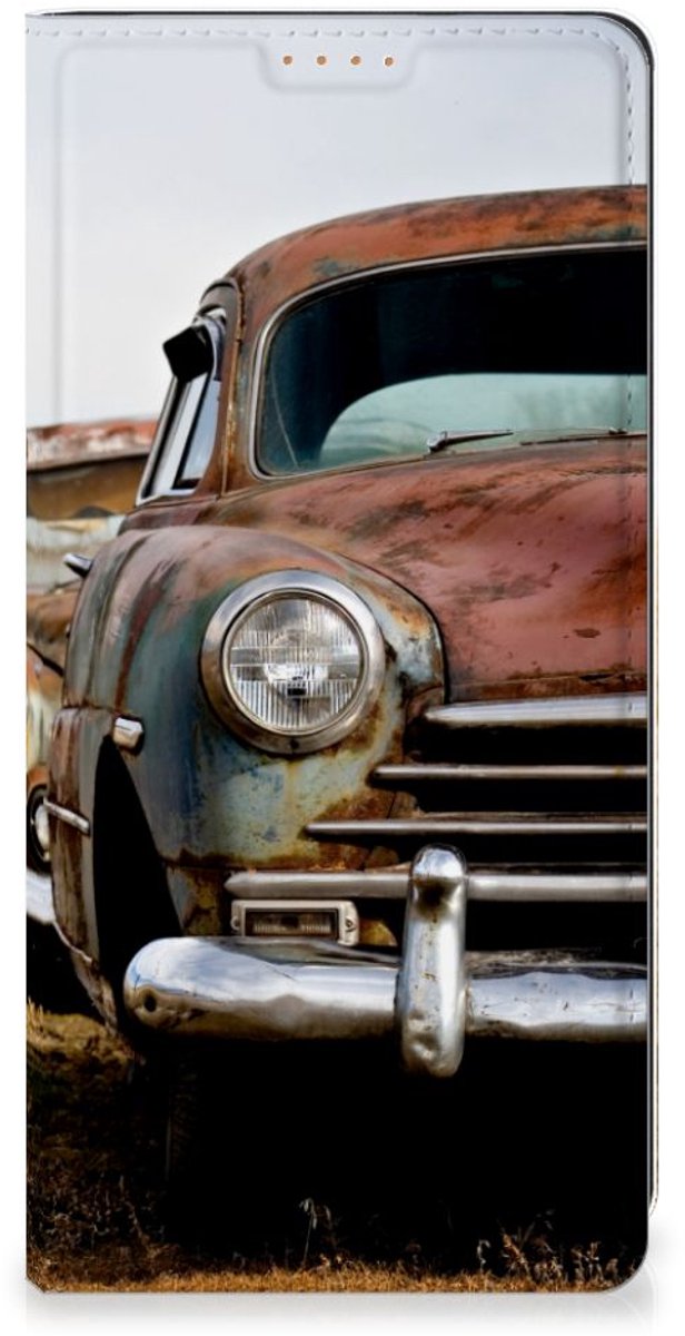 Motorola Moto G34 Stand Case Vintage Auto