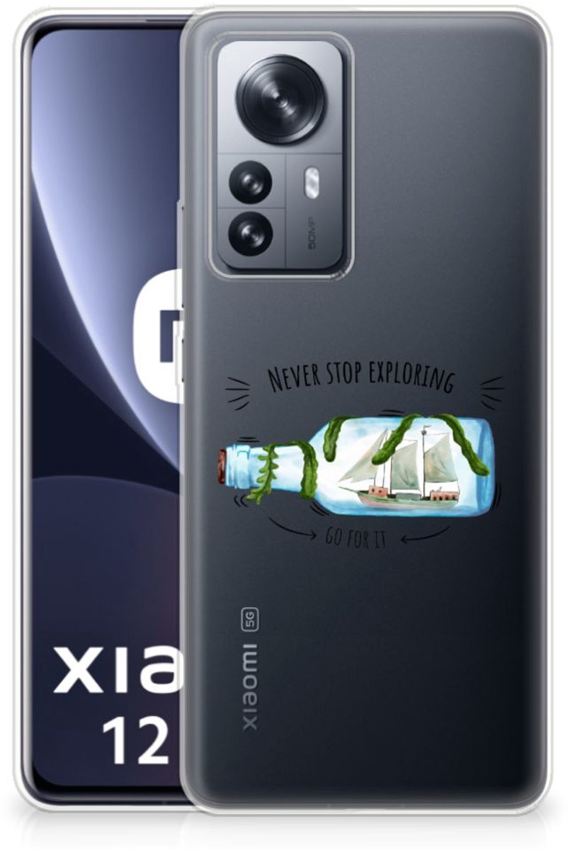 Xiaomi 12 Pro Telefoonhoesje met Naam Boho Bottle