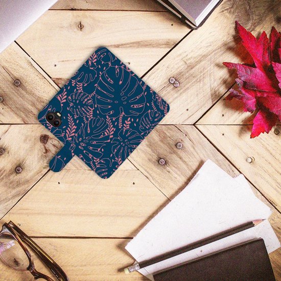 Portefeuille Samsung Galaxy Xcover 6 Pro Coque Compatible avec Feuilles De Palmier