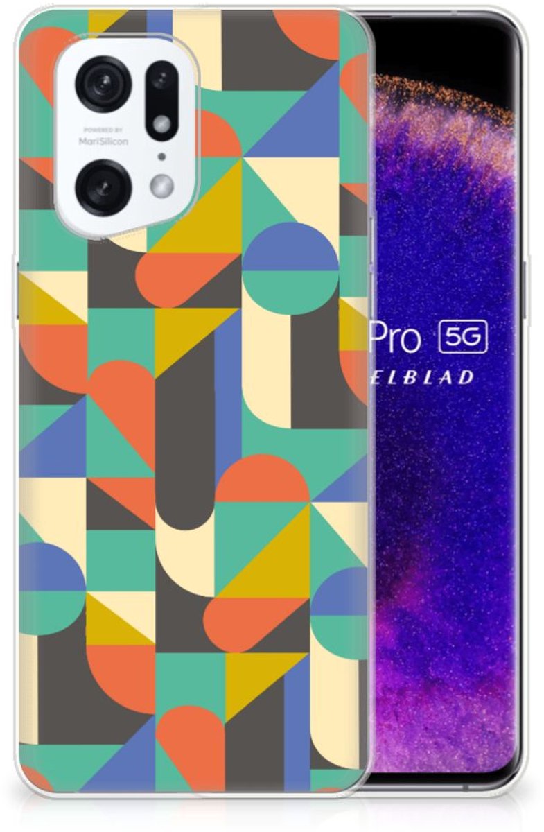 OPPO Find X5 Pro TPU bumper Funky Retro