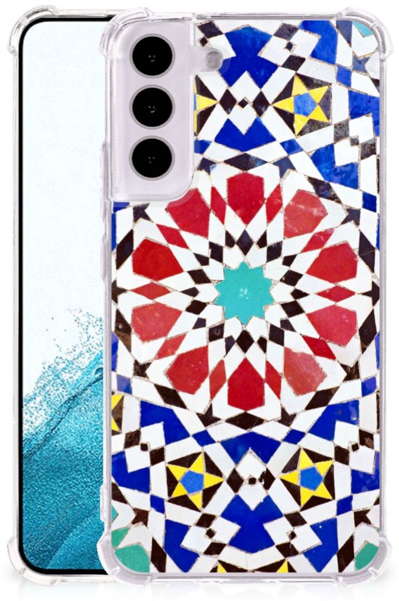 Samsung Galaxy S22 Anti-Shock Hoesje Mozaïek