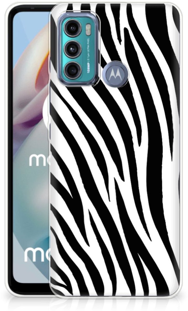 Motorola Moto G60 TPU Hoesje Zebra