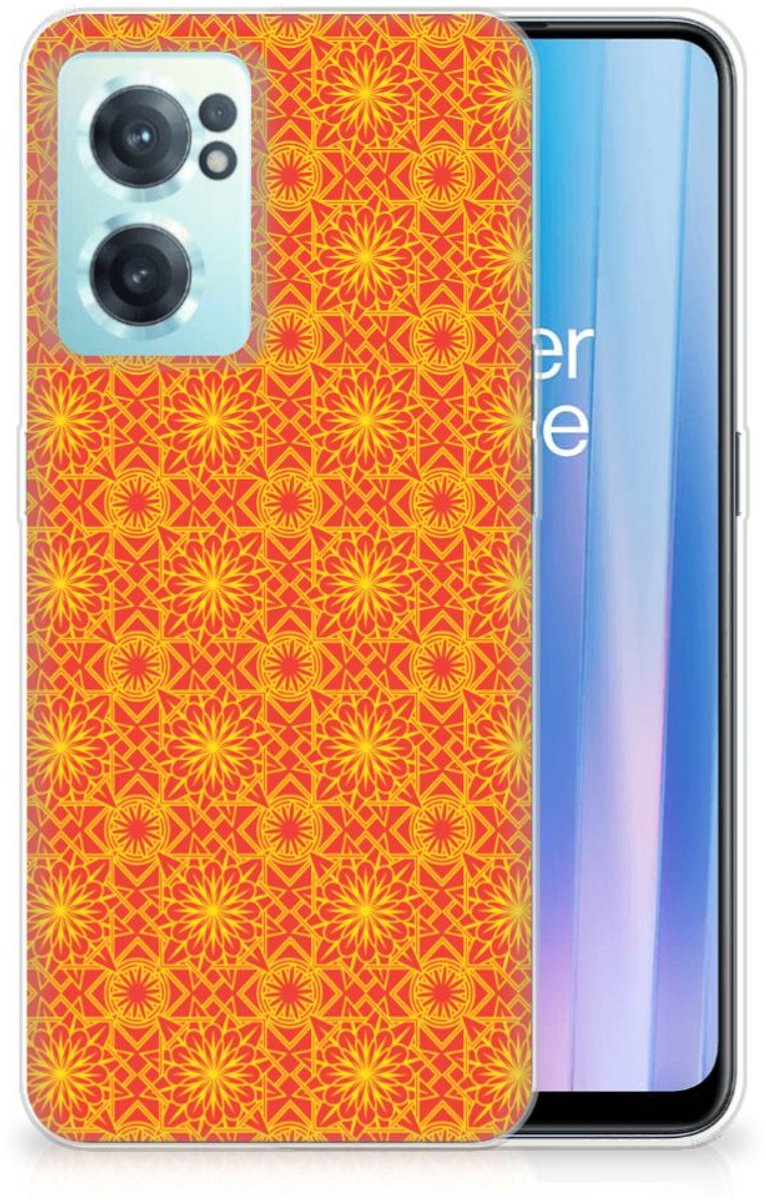 OnePlus Nord CE 2 5G TPU bumper Batik Oranje