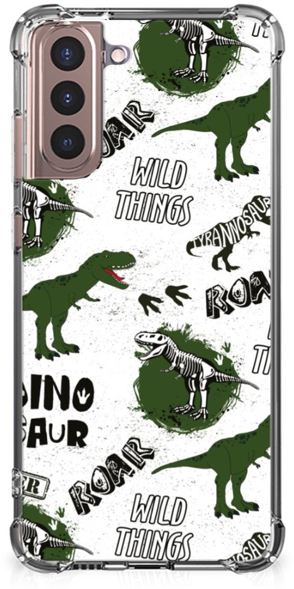 Case Anti-shock voor Samsung Galaxy S21 Plus Dinosaurus
