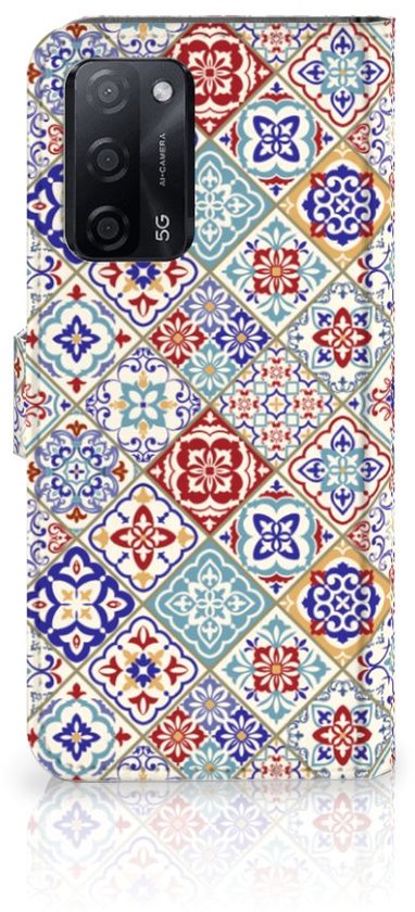 Housse Coque pour OPPO A16 | A16s Coque Téléphone Tuiles Couleur