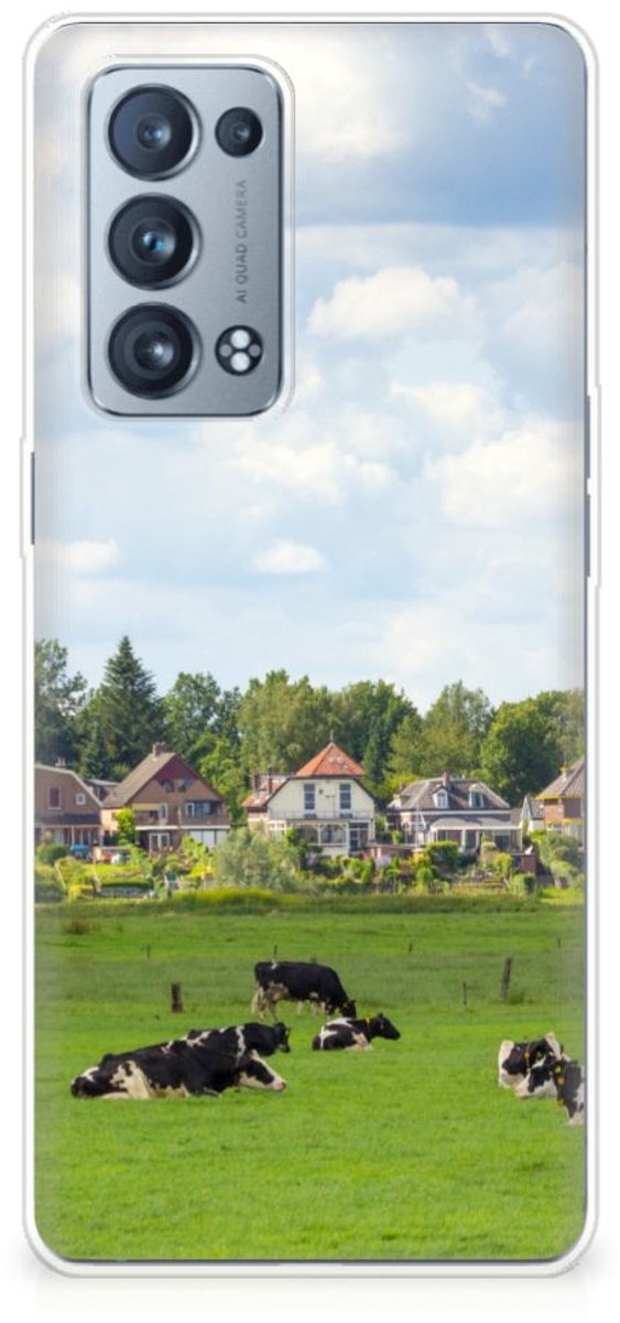 OPPO Reno 6 Pro Plus 5G TPU Hoesje Koeien