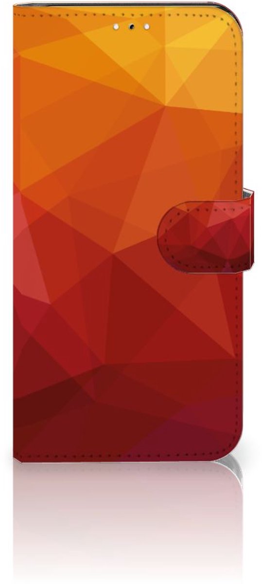 Book Case voor Samsung Galaxy A54 5G Polygon Red
