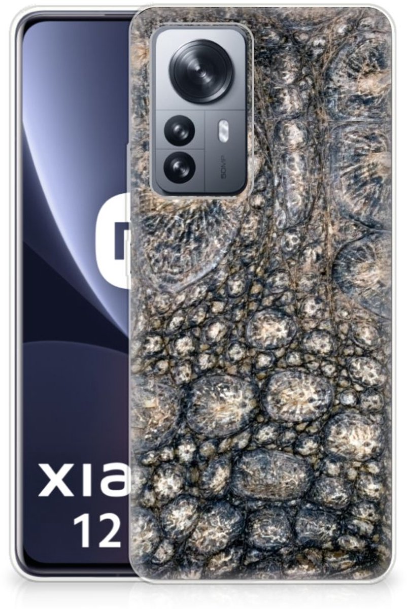 Xiaomi 12 Pro TPU Hoesje Krokodillenprint