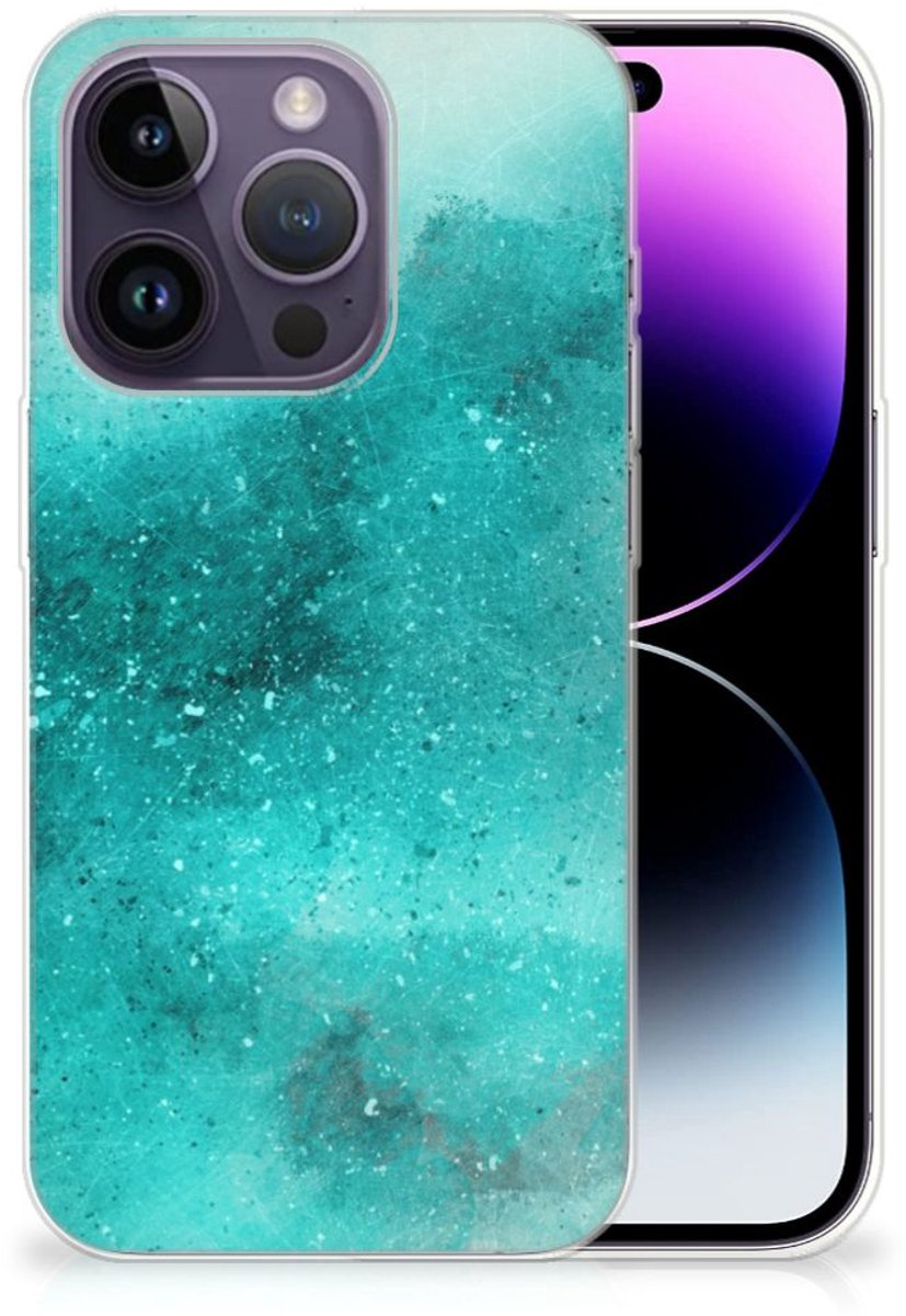 Hoesje maken Apple iPhone 14 Pro Painting Blue
