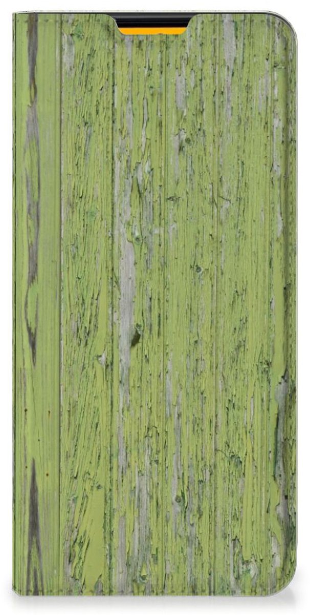 Samsung Galaxy M52 Book Wallet Case Green Wood