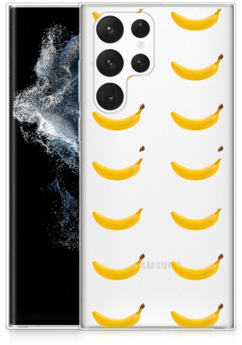 Samsung Galaxy S22 Ultra Siliconen Case Banana