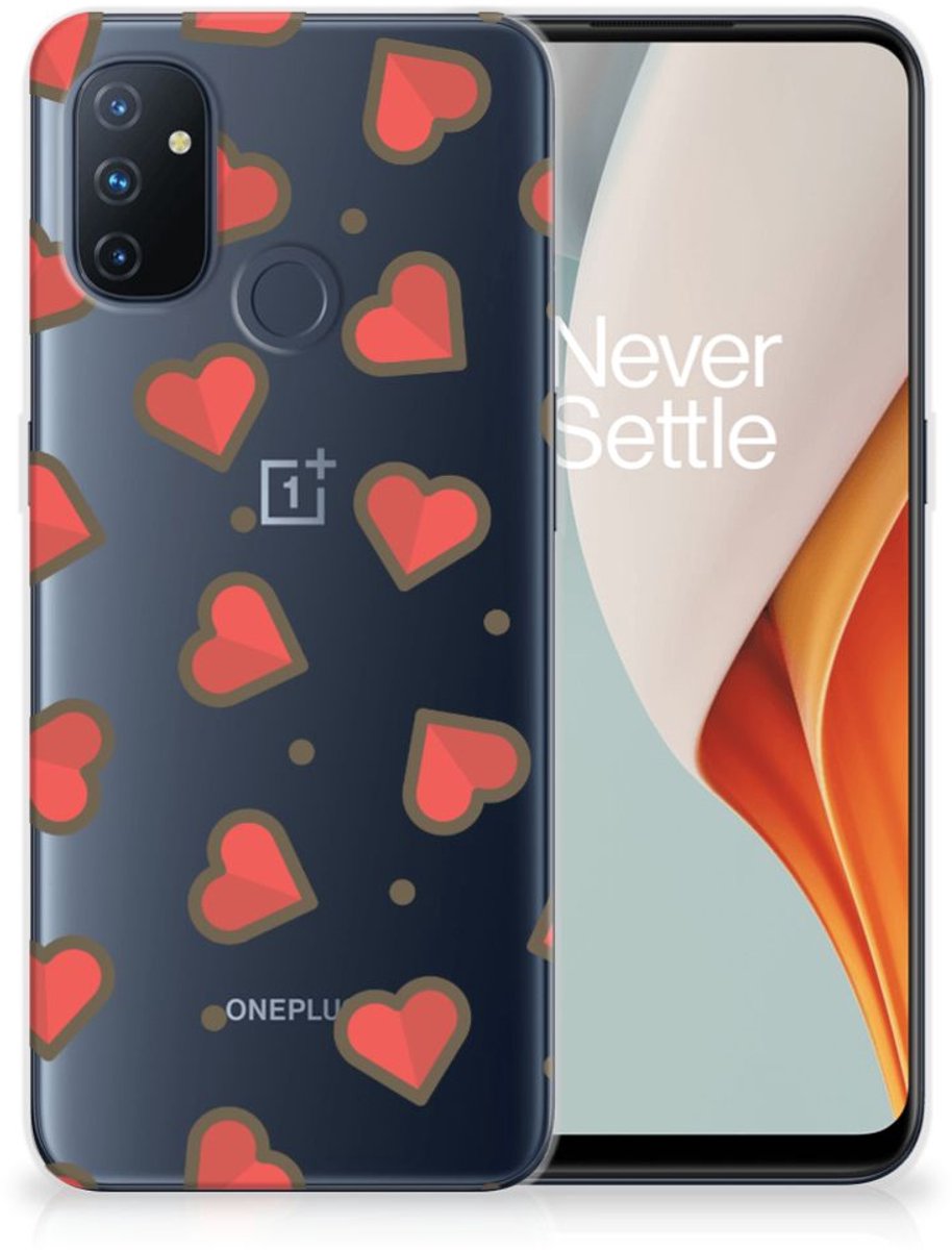 OnePlus Nord N100 TPU bumper Hearts
