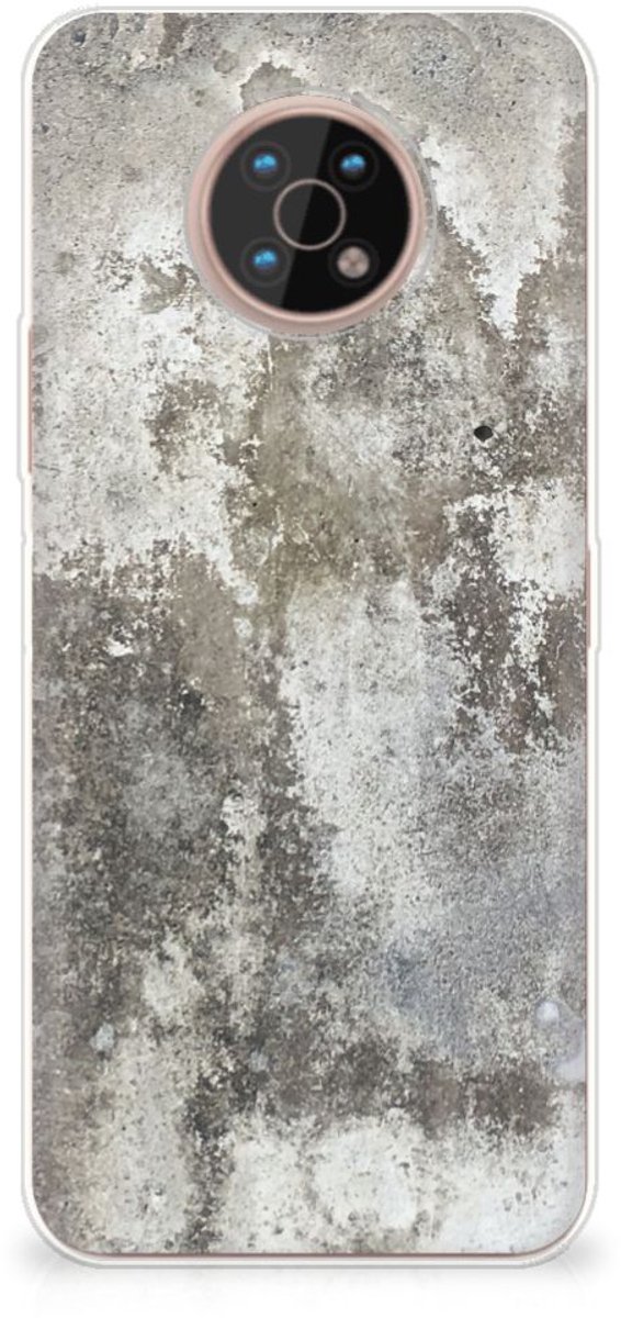 Nokia G50 TPU Siliconen Hoesje Beton Print