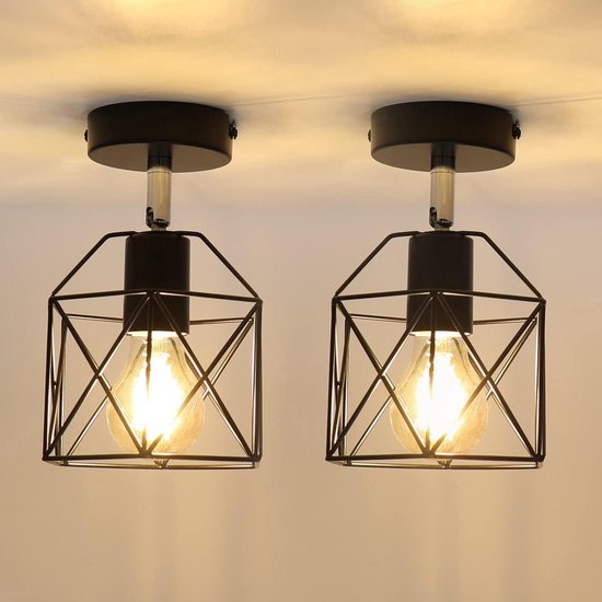 EGLO Hanglamp Carlton 1, 6-lichts vintage pendellamp, eettafel lamp hangend voor woonkamer en eetkamer, eettafellamp van metaal in zwart en coper, E27 fitting