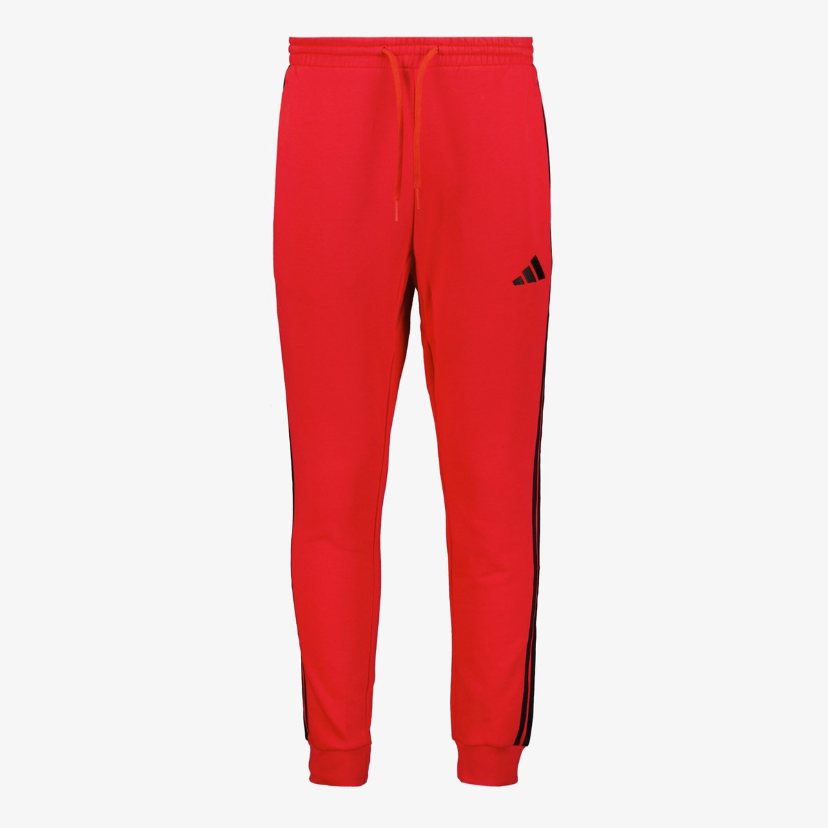 Adidas M 3S FL TC PT heren joggingbroek Rood