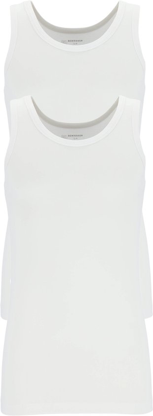 Ensemble de 2 débardeurs Schiesser 95/5 pour hommes - Blanc