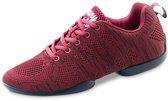 Anna Kern Suny 4035 Danssneakers - Rode dansschoenen - Splitzool - Uitneembaar voetbed - Salsa, Latin, Ballroom, Jazz - Heren - SUNY - Rood - 43 1/3