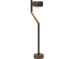 Lucide ESTAL - Sokkellamp - LED - 1 × 9W 2700K - IP54 - Roest bruin