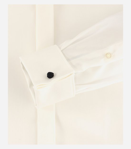 Chemise smoking coupe moderne VENTI - popeline - beige - Infroissable - Taille du col : 36