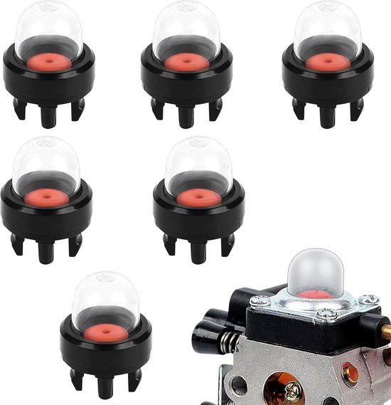 Carburateur Primer Pomp - 6 Stuks Primer Lamp Brandstofpomp - Geschikt