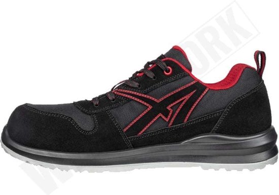 Albatros CLIFTON LOW SRC 648700210000042 Chaussures de sécurité S3 Pointure (EU): 42 noir, rouge 1 paire(s)