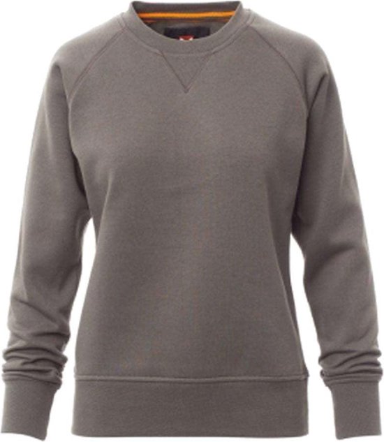 PAYPER Mistral+ Felpa Uomo Girocollo A Manica Lunga, Raglan, Misto Cotone, Polsini A Coste, Nero, Taglia XL - 3