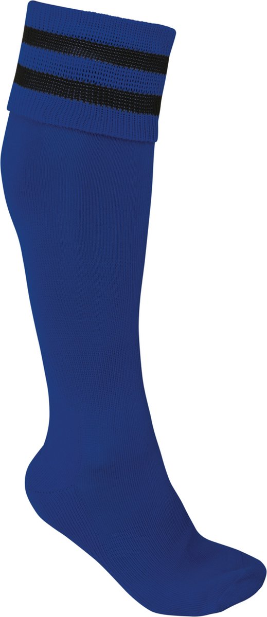 PROACT® Sportsokken Met Contraststrepen PA015 - Dark Royal Blue / Black - 39/42 EU