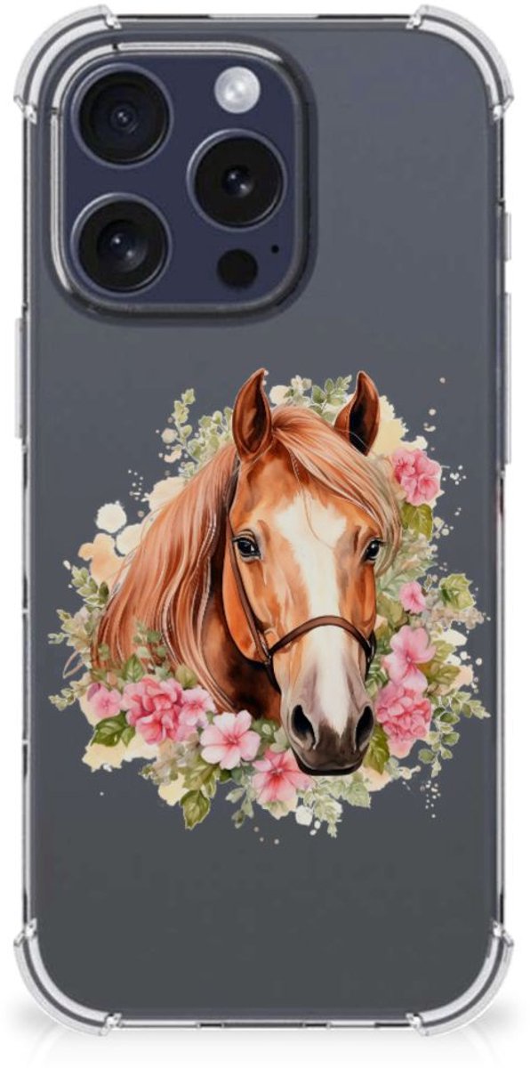 Case Anti-shock voor iPhone 16 Pro Max Paard