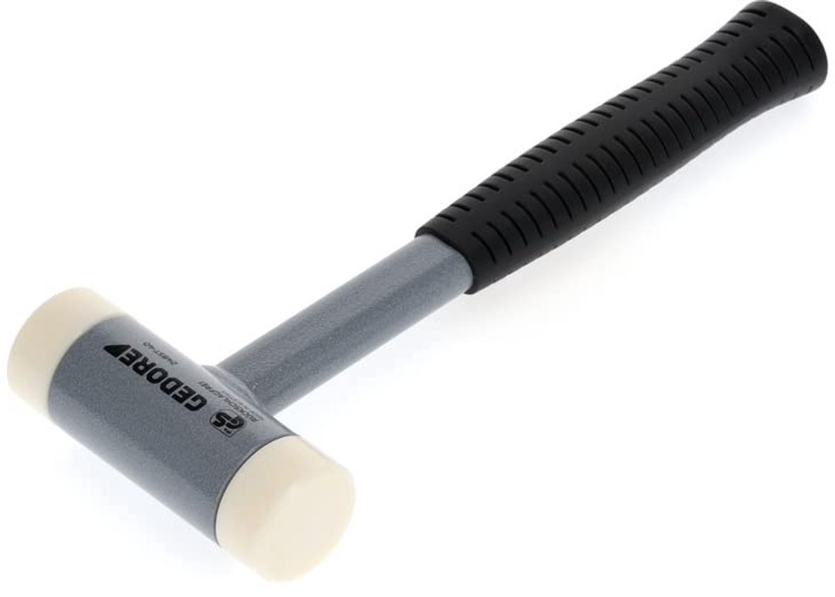 Terugslagvrije Zachte Hamer Ø 40 mm - Verwisselbare Polyamide Koppen voor Bouw en Werkplaats