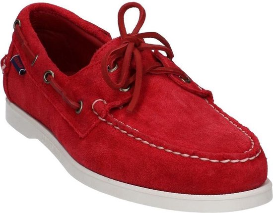 Rode Bootschoenen Sebago Dockside Heren 42 | bol.com