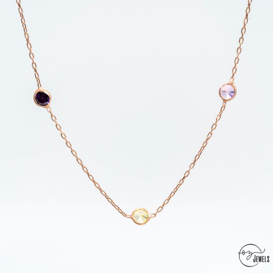 Einzelstück® Daisy 925 zilveren ketting met bloemhanger I 14K goud & roségoud, 925 sterling zilveren sieraden I hypoallergeen & nikkelvrij I Cadeau